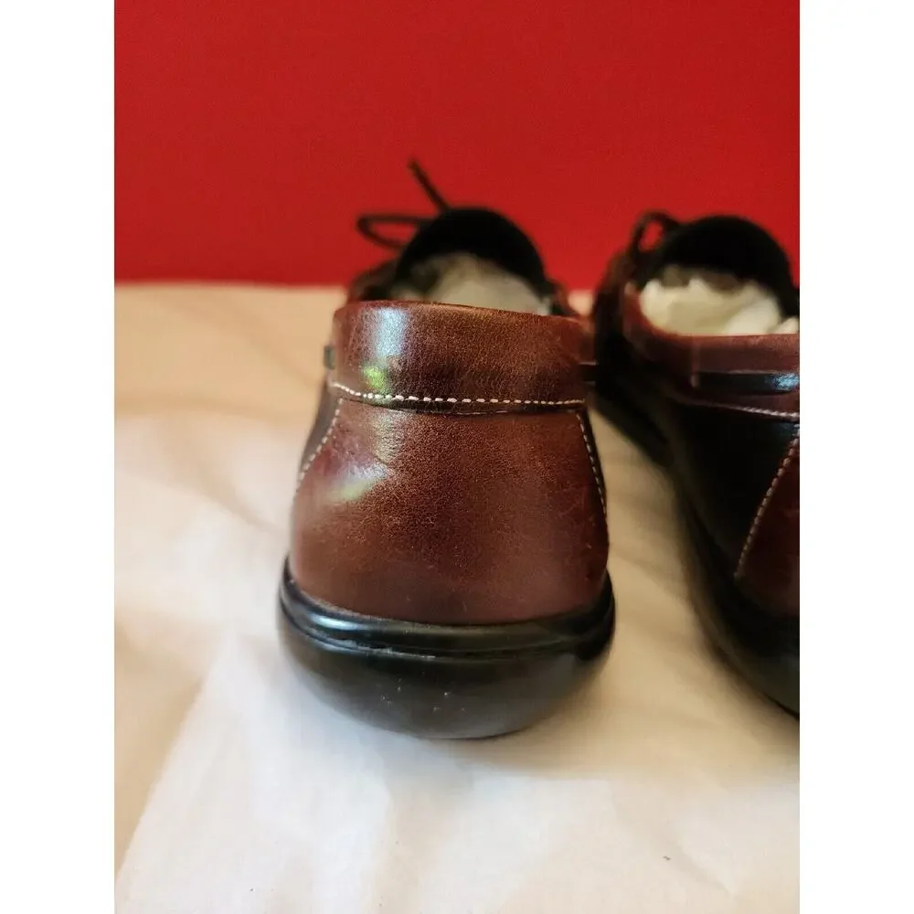 COLE HAAN MOCCASIN LOAFER C08940 BROWN LEATHER SIZE 12 M
